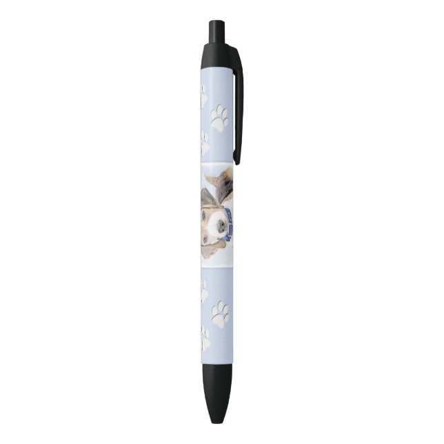 Beagle Painting - Cute Original Dog Art Pen (Bottom (Vertical))