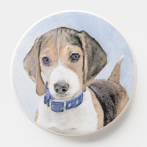 Beagle Painting _ Cute Original Dog Art PopSocket
