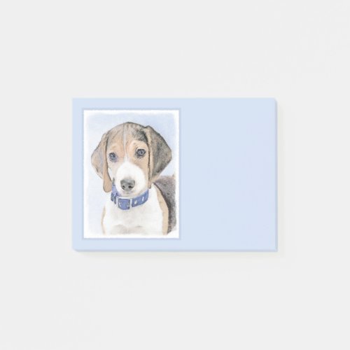 Beagle Painting _ Cute Original Dog Art Post_it Notes