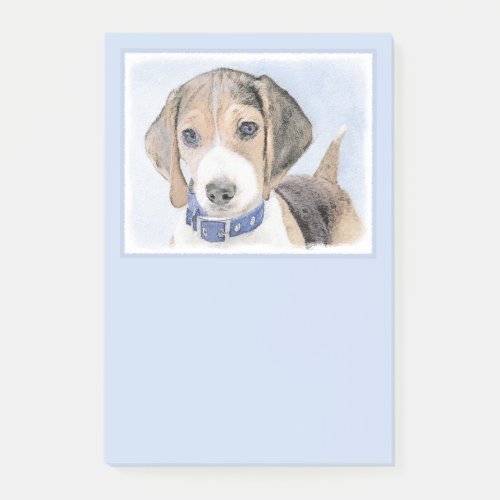 Beagle Painting _ Cute Original Dog Art Post_it Notes