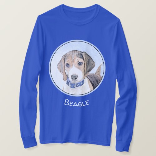 Beagle Painting _ Cute Original Dog Art T_Shirt