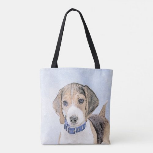 Beagle Painting _ Cute Original Dog Art Tote Bag