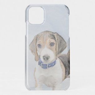 Beagle Painting - Cute Original Dog Art iPhone 11 Case