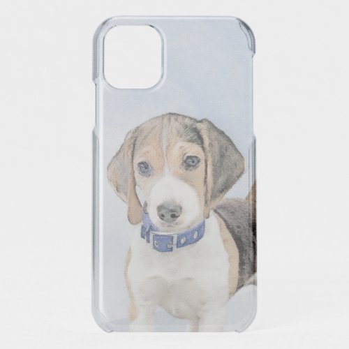 Beagle Painting _ Cute Original Dog Art iPhone 11 Case