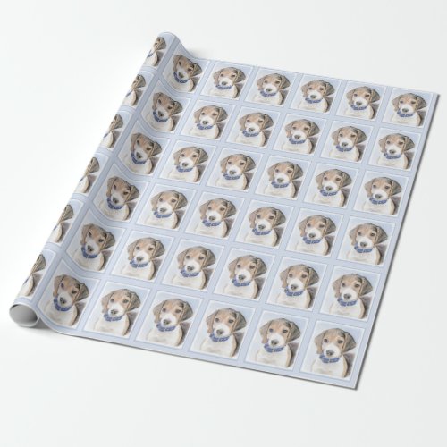 Beagle Painting _ Cute Original Dog Art Wrapping Paper