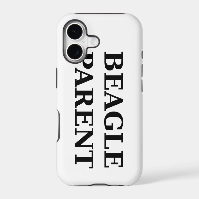 beagle parent iphone case (Back)