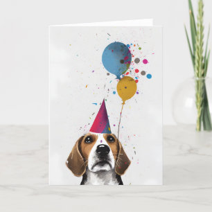 Beagle Party Greeting Card