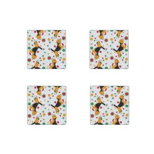 Beagle Pattern Magnets