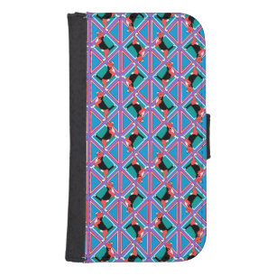 Beagle Pattern Samsung S4 Wallet Case
