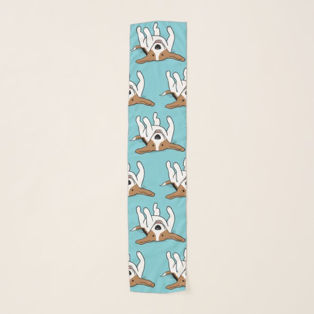 Beagle Pattern Scarf (Front)