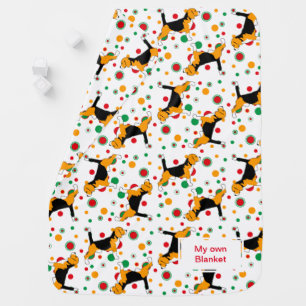 Beagle Pattern Swaddle Blanket