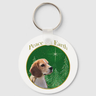 Beagle Peace Keychain
