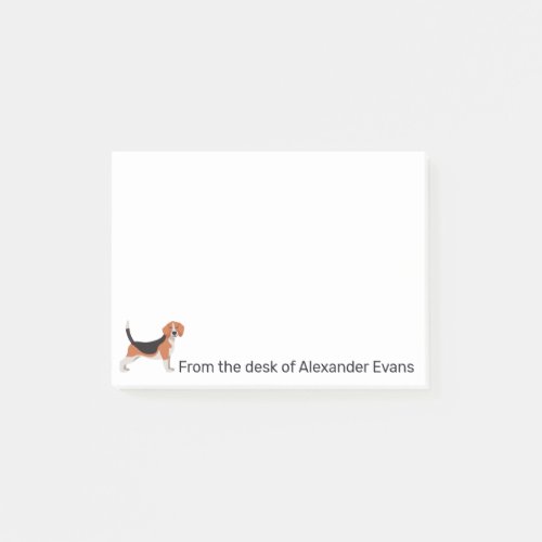 Beagle Personalize Post_it Notes