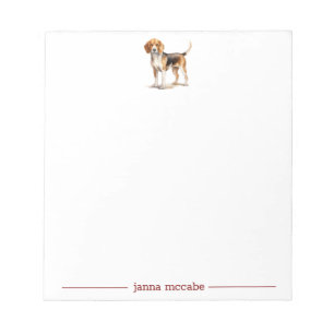 Beagle Personalized Notepad