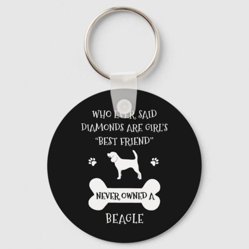 Beagle Pet Dog Best Friend Keychain