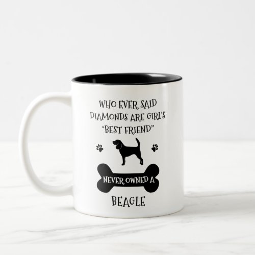 Beagle Pet Dog Best Friend Two_Tone Coffee Mug