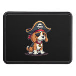 Beagle Pirate Costume Jolly Roger Flag Skull Cross Hitch Cover