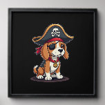 Beagle Pirate Costume Jolly Roger Flag Skull Cross Peel And Stick Photo Tile