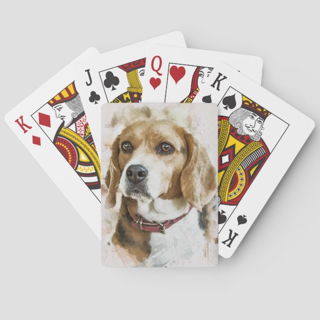 Beagle Poker Cards (Back)