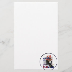 Beagle Political Humor Stationery