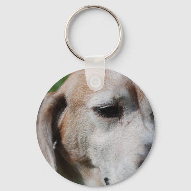 beagle portrait keychain (Front)