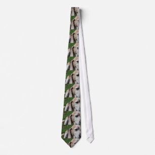 beagle portrait neck tie