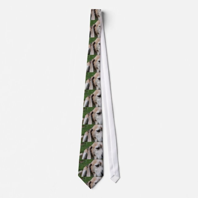 beagle portrait neck tie (Front)
