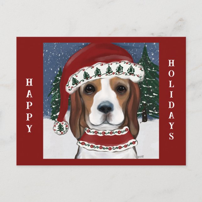  Beagle Postcard (Front)