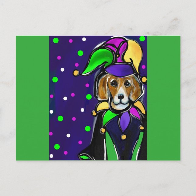 BEAGLE POSTCARD (Front)