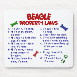 BEAGLE Property Laws 2 Mouse Pad