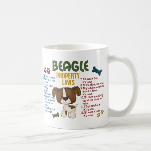 Beagle Property Laws 4 Coffee Mug