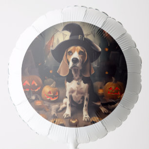 Beagle Pumpkins Halloween Scary Balloon