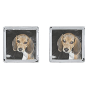 beagle puppy 2 cufflinks