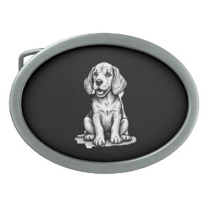 Beagle puppy adorable, family Animal lover Tank To Belt Buckle