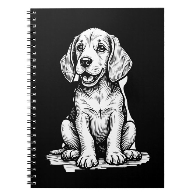 Beagle puppy adorable, family Animal lover Tank To Notebook (Front)