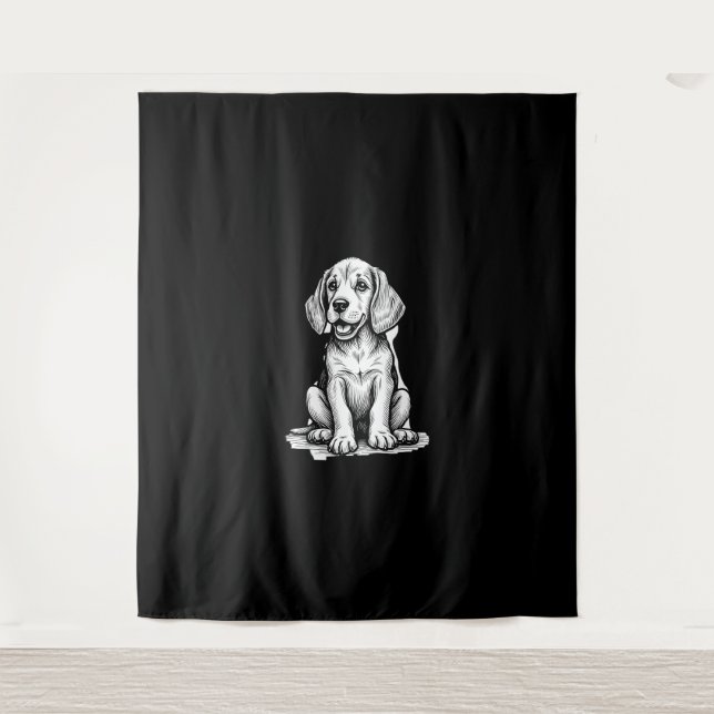 Beagle puppy adorable, family Animal lover Tank To Tapestry (Front)
