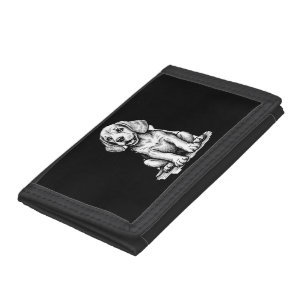 Beagle puppy adorable, family Animal lover Tank To Trifold Wallet