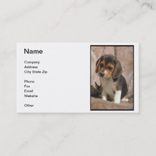 Beagle Puppy Business Card