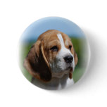 Beagle Puppy Button