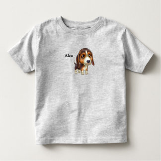 Beagle Puppy Cartoon Toddler T-shirt