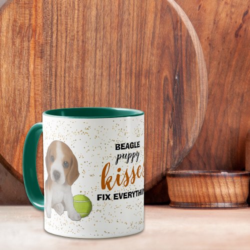 Beagle Puppy Kisses Fix Everything Mug