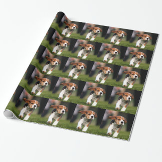 Beagle Puppy Love Wrapping Paper