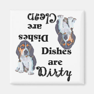 Beagle Puppy Lovers Dishwasher Magnet