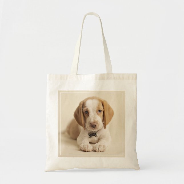 Beagle Puppy Tote Bag (Front)