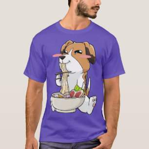 Beagle Ramen Noodles Kawaii T-Shirt