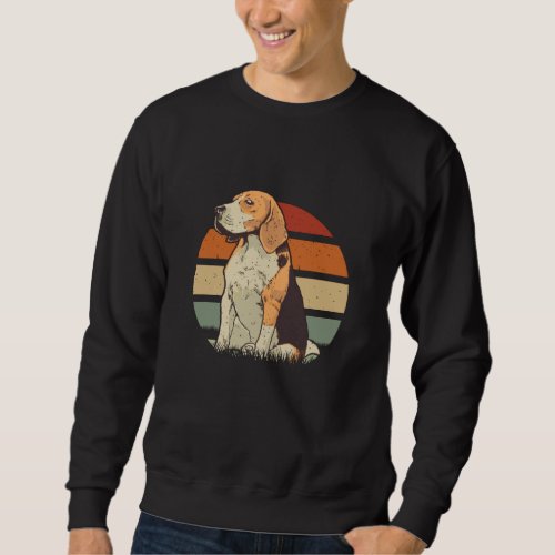 BEAGLE RETRO SUNSET SWEATSHIRT