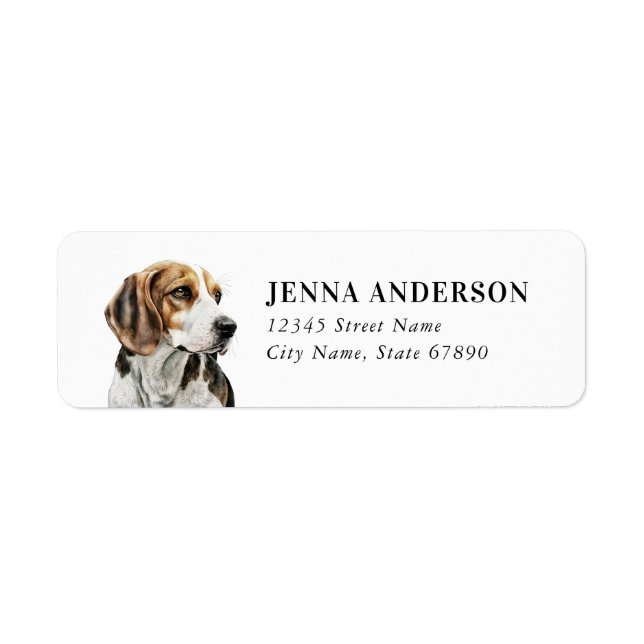 Beagle Return Address Label (Front)
