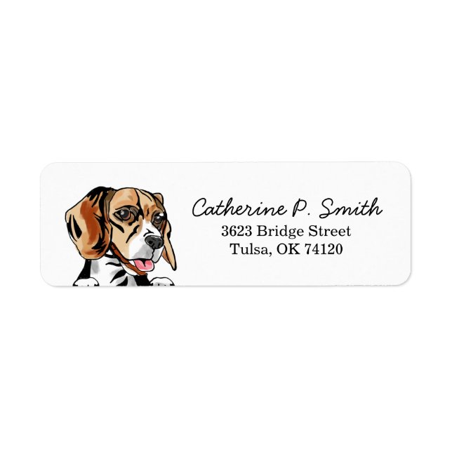Beagle Return Address Label (Front)