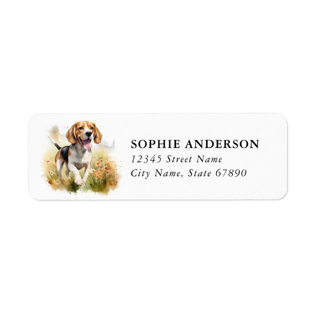 Beagle Return Address Label (Front)