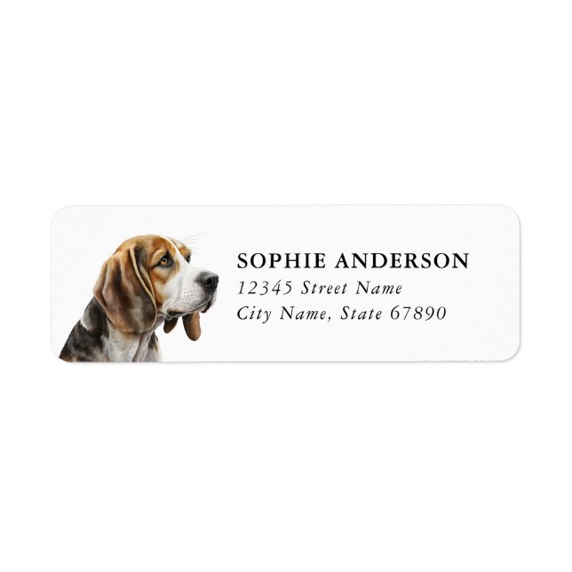 Beagle Return Address Label (Front)